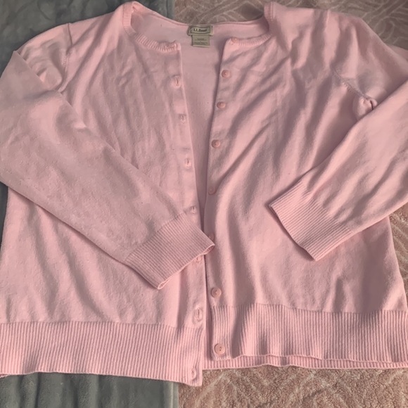 LLBean button up sweater size large - Picture 2 of 3